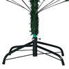 vidaXL Artificial Christmas Tree Green PVC, Steel, Plastic 4 ft