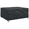vidaXL Furniture Cover Plain Black 78.74 x 64.96 x 31.50 in 210D