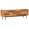 vidaXL TV Stand 55.1"x11.8"x17.7" Solid Wood Acacia