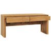 vidaXL TV Cabinet Natural Teak Solid Teak Wood Medium TV Cabinet