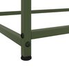 vidaXL Sideboard Olive green Cold-rolled steel 39.6 x 15.4 x 42.1 in