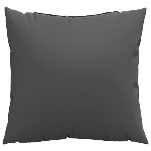 vidaXL Throw Pillow Set of 4 Anthracite Fabric (100% polyester)