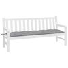 vidaXL Garden Bench Cushion Gray Oxford fabric (100% polyester)