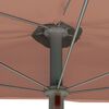 vidaXL Garden Parasol Terracotta Fabric (100% polyester), Steel