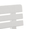 vidaXL Garden Bench White Polypropylene 2-seater Durable Garden Bench
