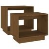 vidaXL Coffee Table Honey brown Solid pine wood Small to Medium