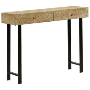 vidaXL Console Table Mango wood brown Solid mango wood Standard