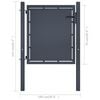 vidaXL Garden Gate Steel 39.4x29.5" Anthracite