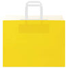 vidaXL Paper Bags 50 pcs with Handles Yellow 12.6x6.7x9.8"