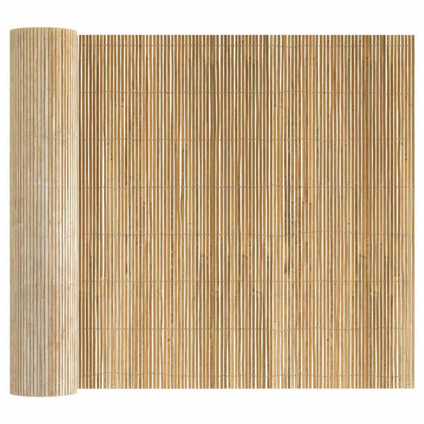 vidaXL Bamboo Fence Brown 157.5" x 49.2" bamboo