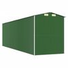 vidaXL Garden Shed Green Galvanized Steel Large Garden Storage