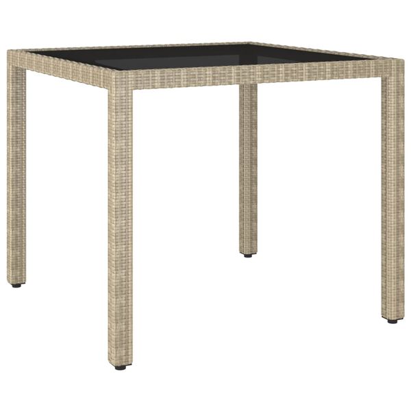 vidaXL Garden Table Set of 3 Beige