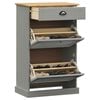 vidaXL Shoe Cabinet Grey