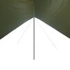 vidaXL Camping Tarp Olive Green 181.9x120.5x83.1" Waterproof