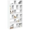 vidaXL Room Divider White Engineered Wood 39.4 in x 13.0 in x 73.8 in