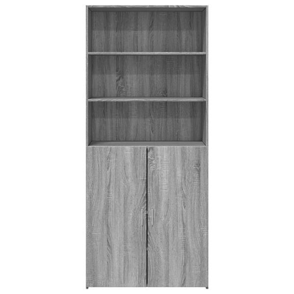 vidaXL Highboard Grey sonoma Engineered wood Large Highboard