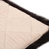 vidaXL Chair Pad Set of 2 Brown