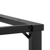 vidaXL Coffee Table Leg Black Powder-Coated Steel 23.6x19.7x15.0 in