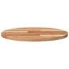 vidaXL Table Top Round &Oslash;19.7x0.8" Solid Wood Acacia