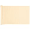 vidaXL Balcony Privacy Screen Cream 275.6x47.2" PVC