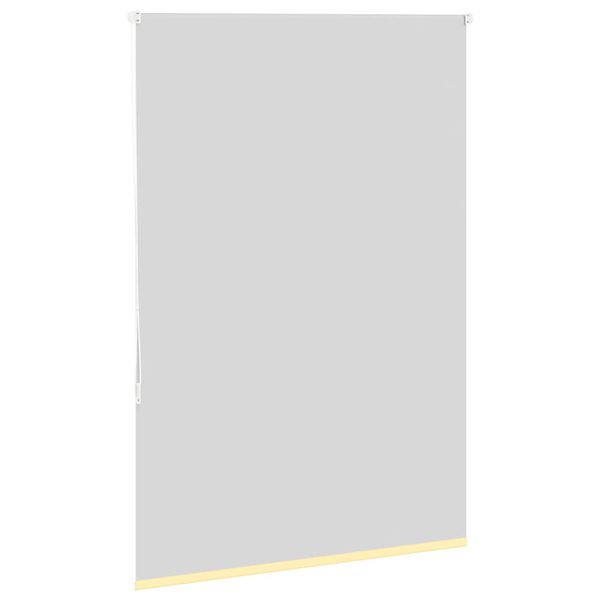 vidaXL Roller Blind Yellow Polyester 43.3x51.2 in Adjustable Armrests