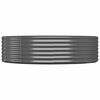 vidaXL Garden Raised Bed Anthracite Powder-coated steel