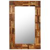 vidaXL Mirror Varies Solid reclaimed wood, glass 23.6 x 35.4 in