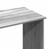 vidaXL Desk Grey Sonoma Engineered Wood Standard Desk Rectangular