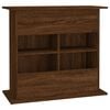 vidaXL Aquarium Stand Brown Oak Engineered Wood Standard Aquarium Stand