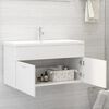 vidaXL Sink Cabinet White Engineered wood Medium Sink Cabinet