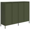 vidaXL Sideboard Olive Green Cold-rolled Steel Medium Sideboard