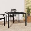 vidaXL Garden Table Anthracite Steel Medium Durable Garden Table