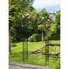 Nature Garden Arch Black Galvanized steel with epoxy coating