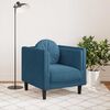 vidaXL Sofa Chair Blue Velvet (100% polyester), plywood, solid wood Medium