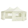vidaXL Garden Tent Cover Cream 6 x 4.5 x 3 m Fabric