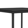vidaXL Garden Dining Set Black and Dark Grey