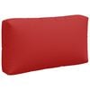 vidaXL Pallet Cushion Set of 3 Red 100% polyester Large