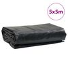 vidaXL Tarpaulin Anthracite 16.4x16.4' 7.11 oz/ft²