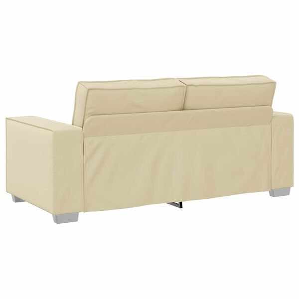 vidaXL Sofa Cream 70.87 x 30.71 x 33.07 in Fabric