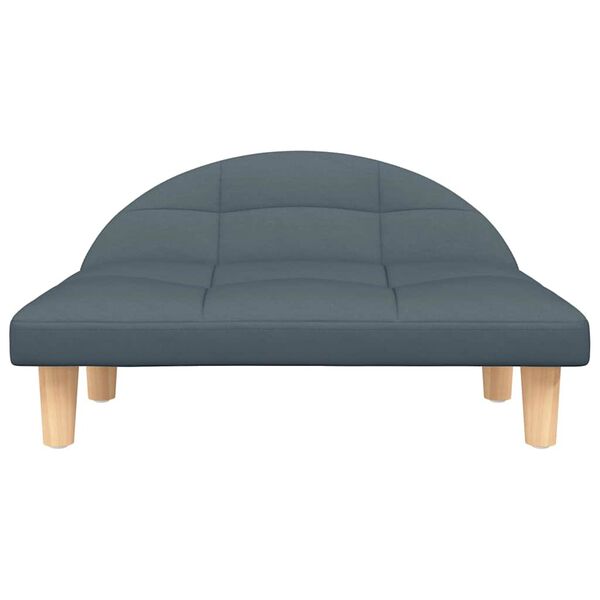 vidaXL Dog Bed Dark Grey 70x52 x 11.8 " Fabric