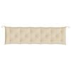 vidaXL Garden Bench Cushion Beige Oxford fabric (100% polyester)