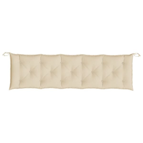 vidaXL Garden Bench Cushion Beige Oxford fabric (100% polyester)