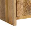 vidaXL Bedside Table Natural Wood Solid Mango Wood, Engineered Wood