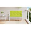 vidaXL Garden Bench Cushion Set of 2 Bright Green