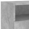 vidaXL TV Wall Cabinet Concrete grey Engineered wood 31.5x11.8x11.8 in