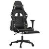 vidaXL Gaming Chair Black and Camouflage