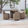 vidaXL Garden Dining Set Brown and black