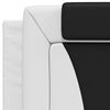 vidaXL Headboard Cushion White and black