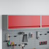 vidaXL Tool Cabinet Red and gray 100 x 25 x 35 cm Powder-coated steel