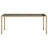 vidaXL Garden Table Set of 4 Beige